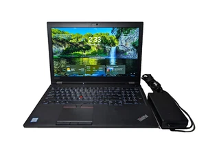 LENOVO THINKPAD P52/i7-8850H/16GB RAM/512GB SSD/4GB NVIDIA P1000/BACKLIT/NEW BAT - Picture 1 of 17