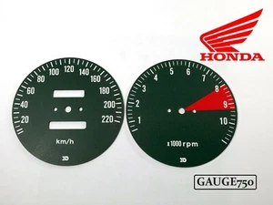 2 counter bottoms/dials - km/h & tachometer - for Honda cb 750 oven K2 - Picture 1 of 5