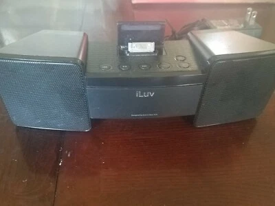iLuv Modern Sound Speaker IMM286 Black W/Bluetooth Adapter - Image 1 of 4