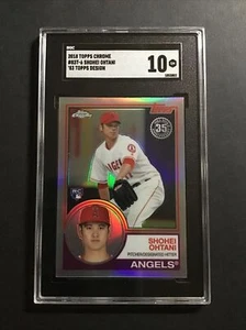 2018 Topps Chrome #83T-6 Shohei Ohtahi RC ROOKIE - SGC 10 - GEM MINT - u145 - Picture 1 of 2