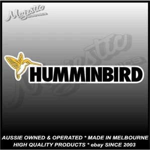 HUMMINBIRD - 210mm x 48mm - BOAT - DECAL / STICKER - Picture 1 of 1