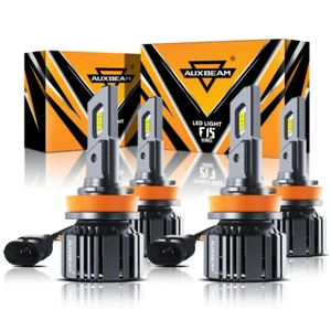 H9 H11 Combo LED Headlight Bulbs High Low Beam Conversion Kit Super Bright White - Picture 1 of 12