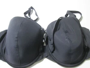Adore Me Bra Size 36DDD Black Underwired Lined Adjustable Straps Balconette - Picture 1 of 7