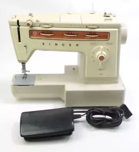 Vintage Singer Stylist Model 538 Sewing Machine W/ Foot Pedal Working - Picture 1 of 5