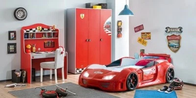 Cilek Jugendzimmer Racecup mit Autobett GT999+ Matratze - Komplettzimmer in Rot  - Bild 1 von 4