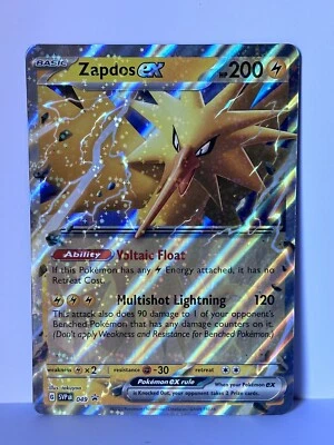 Pokemon 151 - Zapdos ex (SVP 049) Black Star Promo - JUMBO Card - Image 1 of 3