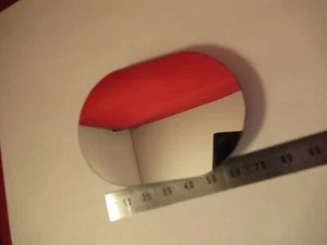 OPTICAL RACETRACK SILVER MIRROR OPTICS AS PICTURED #12-A-29 - Picture 1 of 6