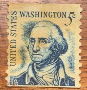 Washington USA 5c Briefmarke blau Vintage - Bild 1 von 1