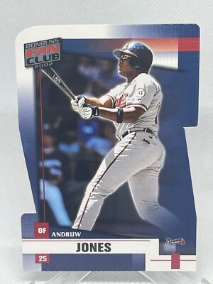 Andruw Jones 2002 Donruss Fan Club Die Cut #60 XebX - Image 1 of 2