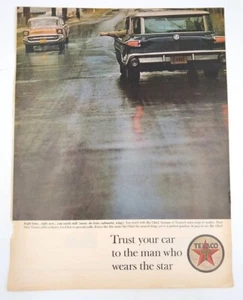 Texaco Trust Your Car to the Man Who Wears the Star Ad Alfred Hitchcock's Birds - Picture 1 of 10