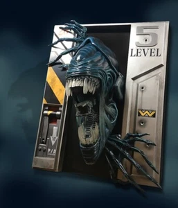 HCG Aliens Queen 1/1 Wall Sculpture Statue Life Size Figure Limited 2019 Unused - Picture 1 of 13