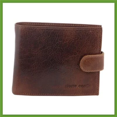 Pierre Cardin Men's Genuine Soft Italian Leather RFID Wallet - Cognac - Bi-fold - Image 1 of 4