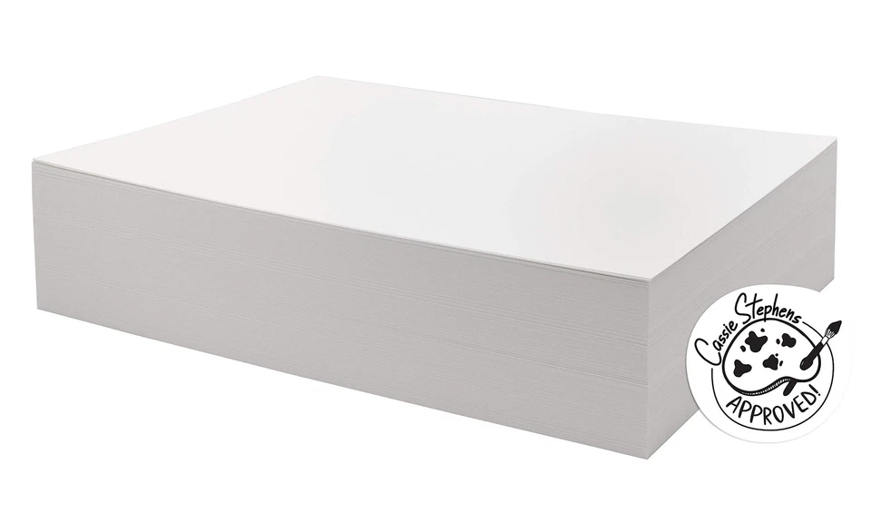 Ucreate Watercolor Paper White BULK 90lb. 9" X 12" 250 Sheets