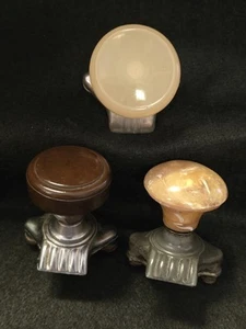 Lot of 3 Vintage Art Deco Lollipop Spinner Necker Knob Hot Rod Rat Rod - Picture 1 of 9