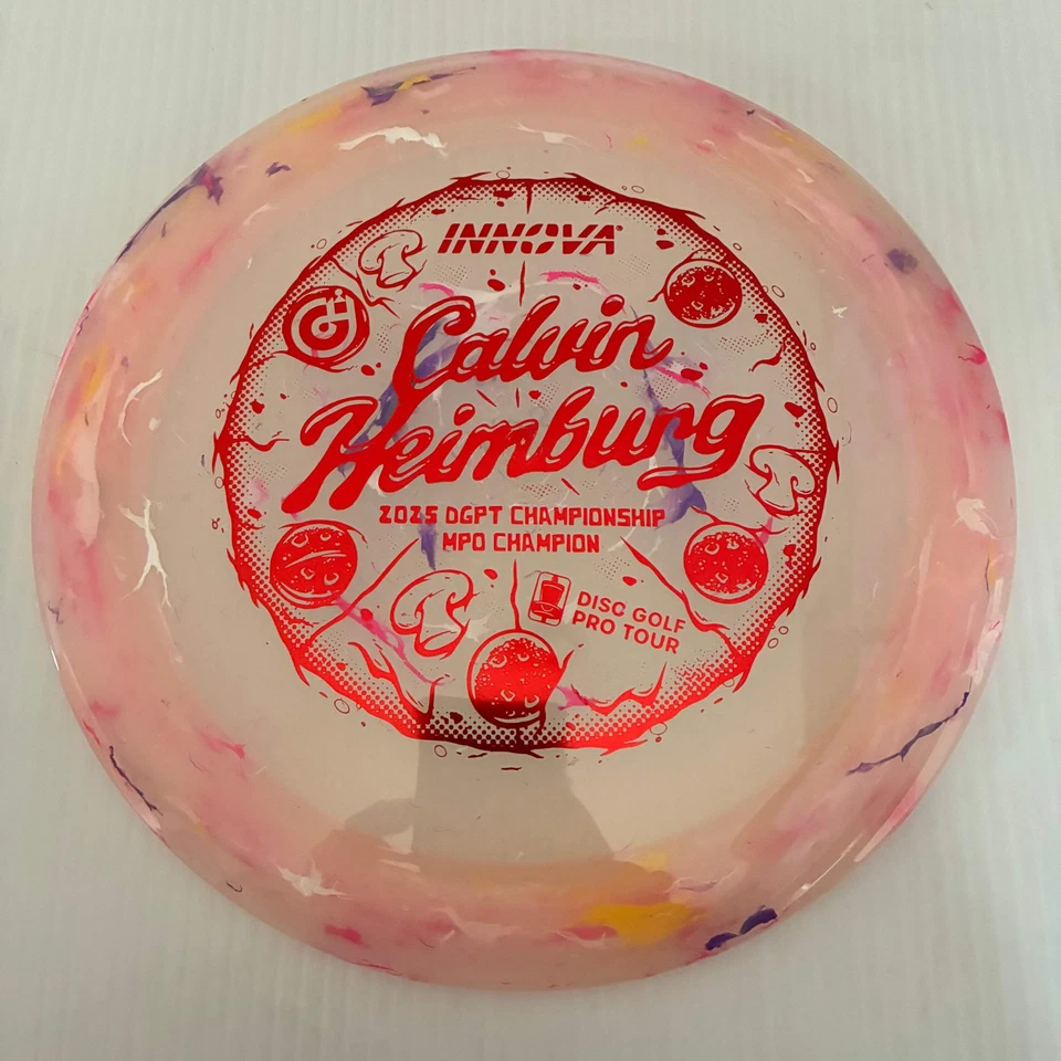 Innova 2025 Calvin Heimburg DGPT Champion Party Time Champion Destroyer 12/5/-1/ - Image 1 of 1