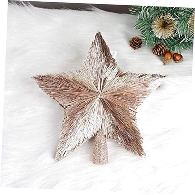 Luxury Christmas Tree Topper Handmade Star Xmas Tree M (8 inches) Rose - Image 1 of 4