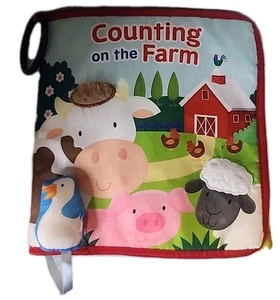 Kidbooks Counting on the Farm Children's Fabric Book (T100) - Bild 1 von 6