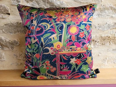 THE DESIGN ARCHIVES TIFFANY VELVET JEWEL &  Blue Velvet Fabric Cushion Cover - Image 1 of 4