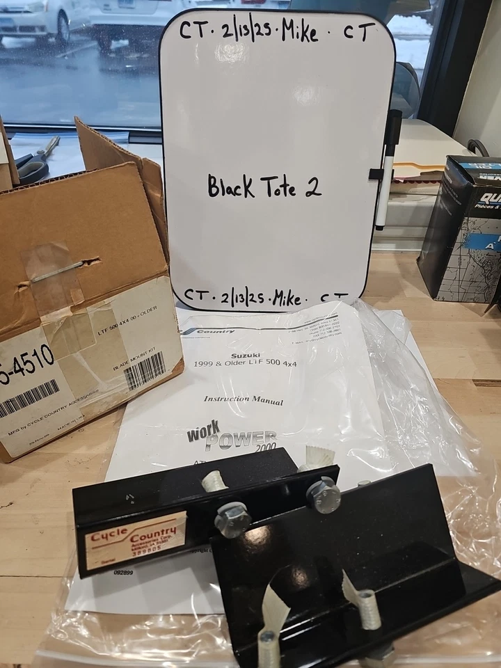 KIT DE HERRAJES DE HOJA DE ATV CICLO COUNTRY SUZUKI 1999 y anterior LTF 500 4x4 B418 Foto 1 de 4