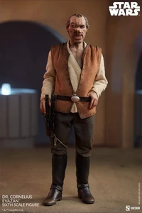 SIDESHOW Star Wars A New Hope Doctor Cornelius Evazan ⅙ Sixth Scale Figure NEW - Picture 1 of 11