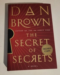 DAN BROWN SECRET OF SECRETS PUBLISHER SIGNED 1st EDITION NEW UNREAD - Picture 1 of 7