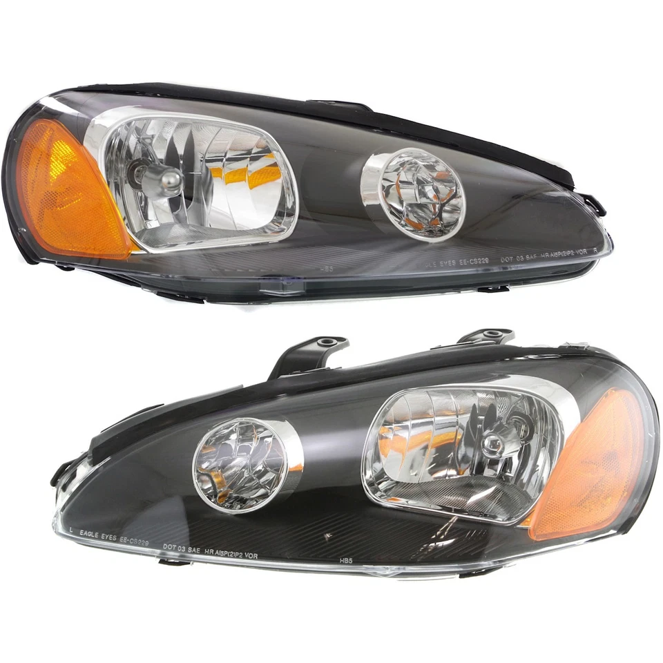 Headlight Set For 2003-2005 Dodge Stratus Coupe Left and Right With Bulb 2Pc - Image 1 of 4
