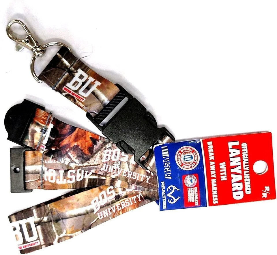 Boston University Terriers Camuflaje Cordón Llavero Doble Cara Breakaway... Foto 1 de 1