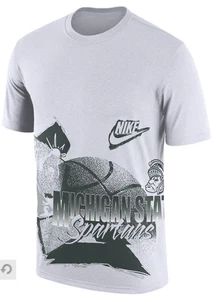 Mens Large Michigan State Spartans NikeMax 90 SS T-Shirt New With Tags NWT - Picture 1 of 2