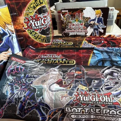 YUGIOH LEGENDARY COLLECTION SERIES 4: JOEY'S WORLD Box 3 Mats And Board No Cards - Image 1 of 4