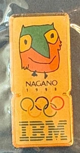 NAGANO 1998 - PIN PATROCINADOR OLÍMPICO IBM MASCOTA - Imagen 1 de 1
