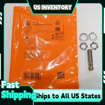 IFM Efector IFT203 New Inductive Prox 3mm IP67 4-Pin PNP US Stock Fast Delivery