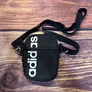 Portafoglio a tracolla Adidas unisex Core Festival borsa a tracolla 7" nero - Foto 1 di 5