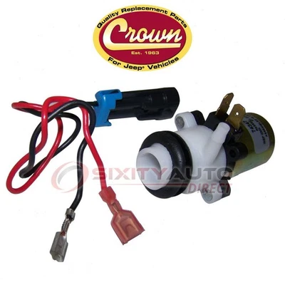Crown Automotive Windshield Washer Pump for 2000 Dodge Caravan - Wiper Fluid jt Foto 1 de 4