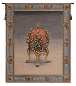 Lily of the Valley - Russian Jewel I Belgian Tapestry Wall Hanging - Picture 1 of 5