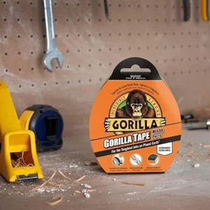 Gorilla Tape schwarz robust dick stark Gaffa wetterfest Kanal Reparatur Gaffer - Bild 1 von 5