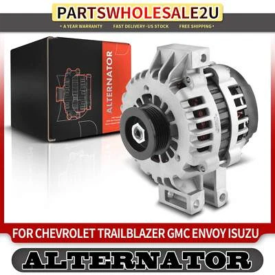 Alternador para GMC Envoy Saab 9-7x Buick Rainier Chevy Olds 150A 12V CW 6 ranuras Foto 1 de 4