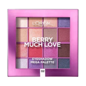 L'Oreal Paris Berry Much Love Eyeshadow Mega Palette 16 Shades 17g- 02 - Picture 1 of 2