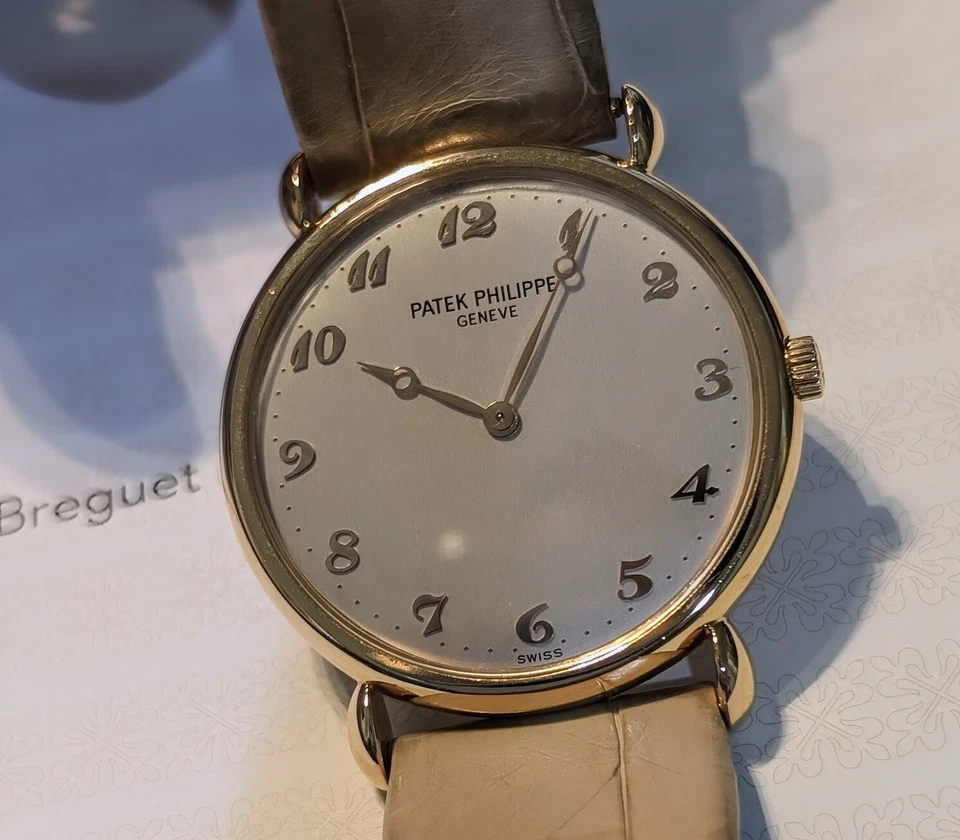 Calatrava Patek Philippe 3820R ouro rosa com extrato de arquivos! - Imagem 1 de 4