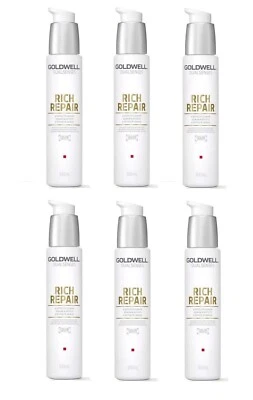 Goldwell Dualsenses Rich Repair Serum 6 para cabelos secos a danificados 100ml pacote com 6 - Imagem 1 de 2