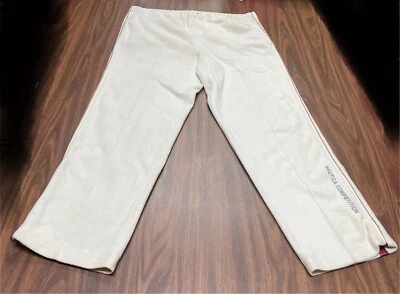 Calça de lã branca Nautica Competition tamanho XL fabricada nos EUA - Imagem 1 de 4