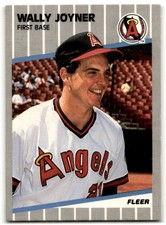 1989 FLEER WALLY JOYNER CALIFORNIA ANGELS #481