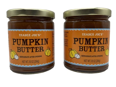 Лот 2 банки Trader Joe's тыквенное масло глазурь начинка суп 10 унций -2/2026 - Изображение 1 из 4