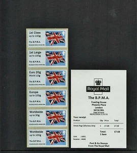 FLAG undated BPMA A001 JANUARY 2016 Collector Strip POST GO with RECEIPT - Picture 1 of 1