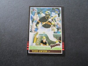 1985 Donruss Baseball Set Break Card #63 Tony Gwynn