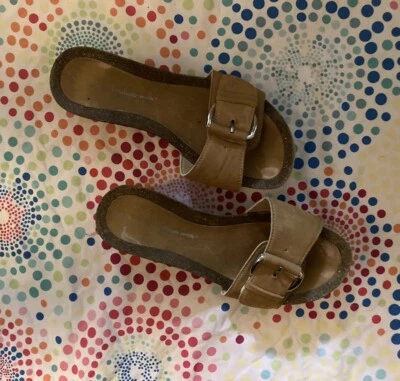  Sandalias Avon Cushion Walk para mujer gatito tacón de cuña desnudas talla 5 zapatos vintage Foto 1 de 4