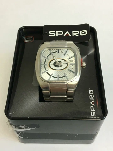 Rico Sparo Mens NFL Green Bay Packers Silver Turbo Watch Model WTTUR3301 Cover