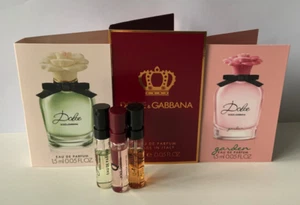3 X D&G DOLCE & GABBANA LADIES SET MINI SPRAY PERFUME VIALS TRAVEL SIZE - Picture 1 of 1