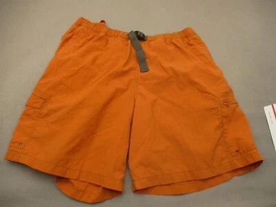 Pantalones Cortos Columbia Omni Shade Talla XL Para Hombres Naranja Forrados con Cinturón Tabla de Natación 444 Foto 1 de 4