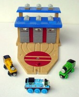 orbrium wooden railway roundhouse