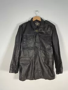 Vintage H&M Leather Jacket (Size: M) - Picture 1 of 7